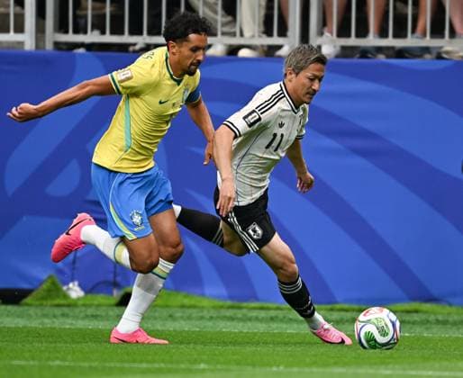 HOUSTON, USA JUNE 29, 2026: Brazil face Japan during the FIFA World Cup, WM, Weltmeisterschaft, Fussball 2026 Round of 32 match at Houston Stadium in Houston, United States, on June 29, 2026. HOUSTON United States of America Copyright: x xwalidxibrahimx xJNAxPressx