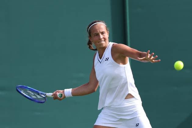 The Championships Wimbledon 2026- DAY 1- 29 06 2026 Great Britain, London, All England Lawn Tennis Club, The Championships Wimbledon 2026 - DAY 1- 29 06 2026 Belgian player Hanne Vandewinkel (BEL) pictured during her first round against American player Claire Liu (USA) in London , All England Lawn Tennis Club at The Championships Wimbledon 2026 LONDON GREAT BRITAIN  Copyright: xMélaniexJeusettex