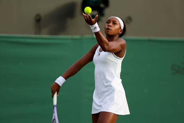 Coco Gauff during her first round match Wimbledon Tennis Championships, Day 1, The All England Lawn Tennis and Croquet Club, London, UK - 29 Jun 2026London The All England Lawn Tennis and United Kingdom  Copyright: xKieranxMcManus Shutterstockx 16964107ff