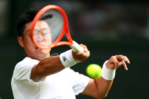 Yibing Wu during his first round match Wimbledon Tennis Championships, Day 1, The All England Lawn Tennis and Croquet Club, London, UK - 29 Jun 2026London The All England Lawn Tennis and United Kingdom  Copyright: xJamesxMarsh Shutterstockx 16964101hl