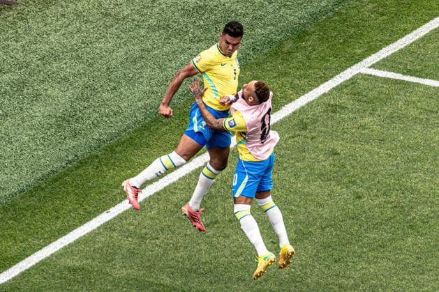 Brasil x Japão HOUSTON, TX - 29.06.2026: BRASIL X JAPaO - Casemiro, during the match between Brazil and Japan, valid for the round of 16 of the 2026 FIFA World Cup, WM, Weltmeisterschaft, Fussball held at NRG Stadium, in Houston, Texas, United States, this Monday (29). (Photo: Danilo Fernandes Fotoarena) x2974190x  DaniloxFernandes