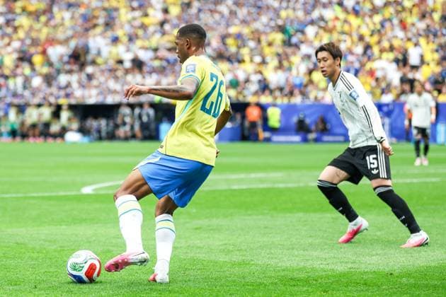June 29, 2026, USA: Rayan player of Brazil during the FIFA World Cup, WM, Weltmeisterschaft, Fussball 2026 Round of 32 match between Brazil and Japan at Houston Stadium, in Texas, United States, on Monday, June 29, 2026.(Foto: Brazil Photo Press Brazil Photo Press) INTERNATIONAL USA - ZUMAc233 0860336754st Copyright: xVanessaxCarvalhox