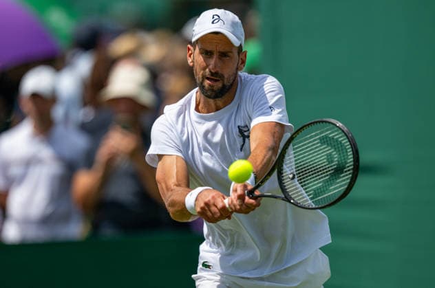Tennis - Wimbledon Championship 2026 - Day 1 LONDON, ENGLAND - Monday, June 29, 2026: Novak Djokovic (SRB) during a practice session on court 11 on Day One of The Championships Wimbledon 2026 at the All England Lawn Tennis and Croquet Club. (Photo by Kirsten Holst Propaganda) LONDON All England Lawn Tennis and Croquet Club GREATER LONDON ENGLAND  Copyright: xKirstenxHolstx 2026-06-29-028-Wimbledon_D1