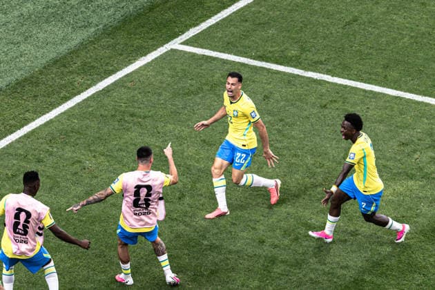 Brasil x Japão HOUSTON, TX - 29.06.2026: BRASIL X JAPaO - Gabriel Martinelli, during the match between Brazil and Japan, valid for the round of 16 of the 2026 FIFA World Cup, WM, Weltmeisterschaft, Fussball held at NRG Stadium, in Houston, Texas, United States, this Monday (29). (Photo: Danilo Fernandes Fotoarena) x2974223x  DaniloxFernandes