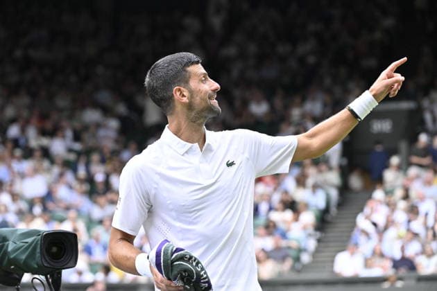 Tennis - Wimbledon 2026 - ITF - The Championships - 29 06 2026 - Tennis - Wimbledon 2026 - ITF - The Championships - 29 06 2026 - Novak Djokovic - Serbie London  Copyright: xChryslenexCaillaud Psnewzx