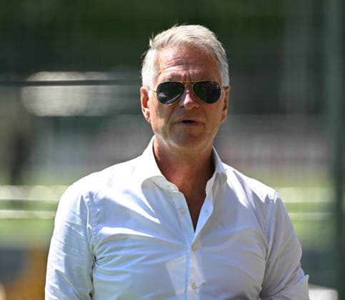 29.06.2026, xophax, Fussball , 3.Liga, Saison 2026 2027. Fortuna Köln , Trainingsauftakt für die neue Saison in der dritten Liga. Präsident Hanns Jörg Westendorf ( SC Fortuna Köln ) Koeln *** June 29, 2026, xophax, Soccer, 3rd Division, 2026–2027 Season, Fortuna Köln, Start of training for the new season in the 3rd Division, President Hanns Jörg Westendorf, SC Fortuna Köln, Cologne