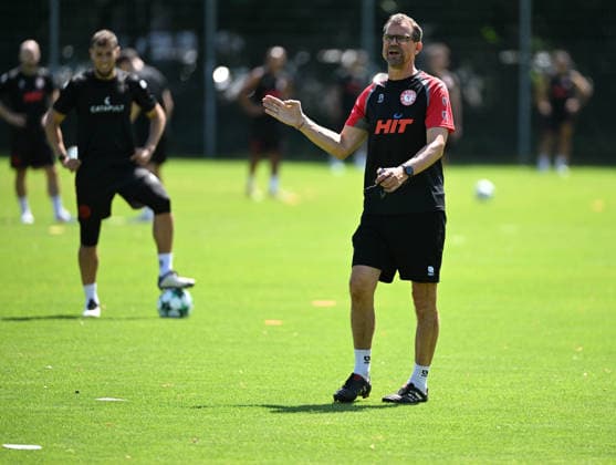 29.06.2026, xophax, Fussball , 3.Liga, Saison 2026 2027. Fortuna Köln , Trainingsauftakt für die neue Saison in der dritten Liga. Trainer Matthias Mink ( SC Fortuna Köln ) Koeln *** June 29, 2026, xophax, Soccer, 3rd Division, 2026–2027 Season, Fortuna Köln, Training kicks off for the new season in the 3rd Division; Coach Matthias Mink, SC Fortuna Köln, Cologne