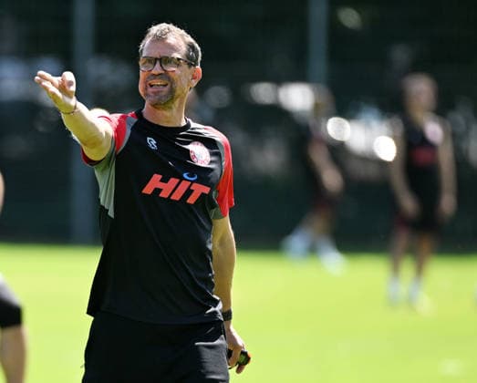 29.06.2026, xophax, Fussball , 3.Liga, Saison 2026 2027. Fortuna Köln , Trainingsauftakt für die neue Saison in der dritten Liga. Trainer Matthias Mink ( SC Fortuna Köln ) Koeln *** June 29, 2026, xophax, Soccer, 3rd Division, 2026–2027 Season, Fortuna Köln, Training kicks off for the new season in the 3rd Division; Coach Matthias Mink, SC Fortuna Köln, Cologne