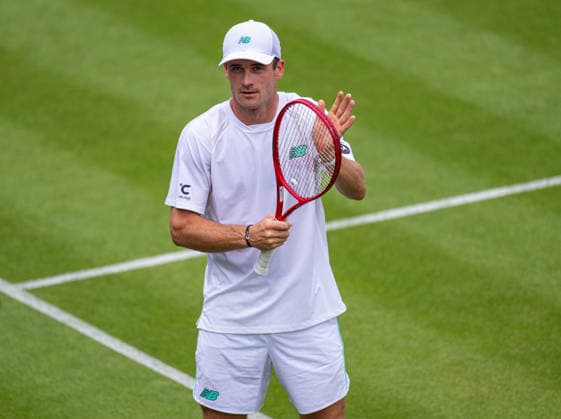 Tennis - Wimbledon Championship 2026 - Day 1 LONDON, ENGLAND - Monday, June 29, 2026: Tommy Paul (USA) after the Gentlemen s Singles First Round on Day One of The Championships Wimbledon 2026 at the All England Lawn Tennis and Croquet Club. (Photo by Kirsten Holst Propaganda) LONDON All England Lawn Tennis and Croquet Club GREATER LONDON ENGLAND  Copyright: xKirstenxHolstx 2026-06-29-044-Wimbledon_D1