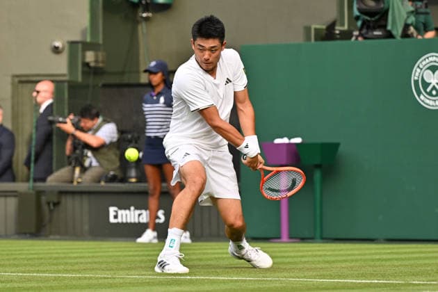 Wimbledon Tennis Championships 2026 - Day 1 LONDON, UNITED KINGDOM - JUNE 29: Novak Djokovic (not seen) of Serbia in action against Yibing Wu of China in the Men s Singles first round match during day one of The Wimbledon Tennis Championships 2026 at All England Lawn Tennis and Croquet Club on June 29, 2026 in London, United Kingdom. Ray Tang Anadolu London United Kingdom. Editorial use only. Please get in touch for any other usage.  Copyright: x2026xAnadoluxRayxTangx
