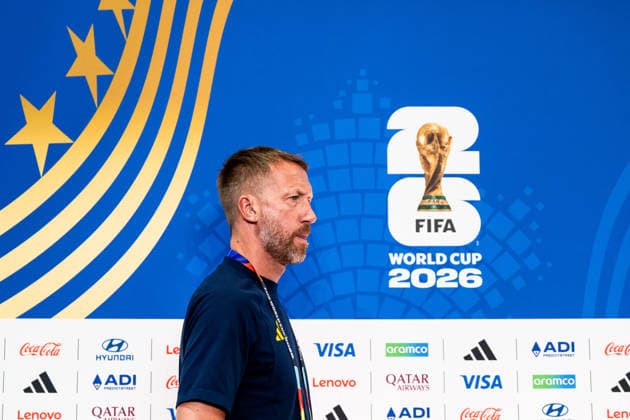 260629 Graham Potter of the Swedish national football team at a press conference, PK, Pressekonferenz during day 19 of the FIFA World Cup, WM, Weltmeisterschaft, Fussball 2026 on June 29, 2026 in New Jersey. Photo: Petter Arvidson BILDBYRAN kod PA PA1267 fotboll football soccer fotball vm fotbolls-vm fotball-vm fotbolls-vm 2026 fifa world cup 2026 presskonferens press conference sverige sweden sverige a day 19 bbeng *** June 29, 2026: Graham Potter of the Swedish national soccer team at a press conference on Day 19 of the 2026 FIFA World Cup on June 29, 2026 in New Jersey. Photo by Petter Arvidson, BILDBYRAN, code PA PA1267. soccer, football, soccer World Cup, 2026 FIFA World Cup, press conference, Swedenige on day 19 bbeng  Copyright: PETTERxARVIDSON BB260629PA095