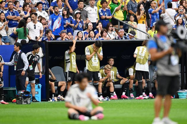 (L-R) Ritsu Doan (JPN), Ko Itakura (JPN), JUNE 29, 2026 - Football Soccer : FIFA World Cup, WM, Weltmeisterschaft, Fussball 2026 Round of 32 match between Brazil 2-1 Japan at Houston Stadium in Houston, Texas, USA.  aflo_336296200 KenjiroxMatsuox