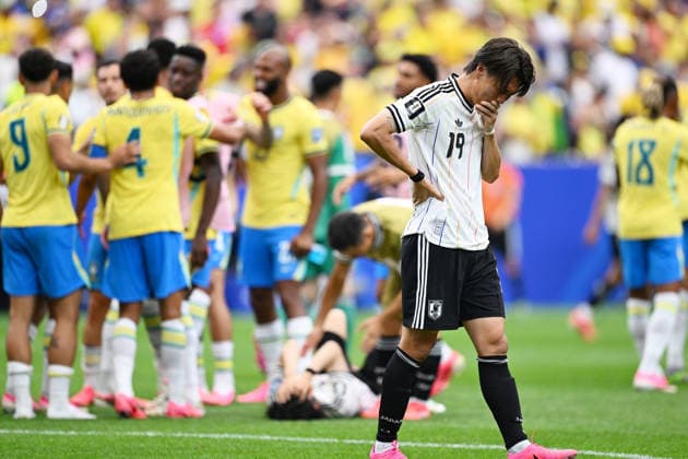 Koki Ogawa (JPN), JUNE 29, 2026 - Football Soccer : FIFA World Cup, WM, Weltmeisterschaft, Fussball 2026 Round of 32 match between Brazil 2-1 Japan at Houston Stadium in Houston, Texas, USA.  aflo_336296243 KenjiroxMatsuox