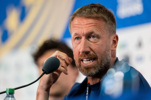 260629 Graham Potter of the Swedish national football team at a press conference, PK, Pressekonferenz during day 19 of the FIFA World Cup, WM, Weltmeisterschaft, Fussball 2026 on June 29, 2026 in New Jersey. Photo: Petter Arvidson BILDBYRAN kod PA PA1267 fotboll football soccer fotball vm fotbolls-vm fotball-vm fotbolls-vm 2026 fifa world cup 2026 presskonferens press conference sverige sweden sverige a day 19 bbeng *** June 29, 2026: Graham Potter of the Swedish national soccer team at a press conference on Day 19 of the 2026 FIFA World Cup on June 29, 2026 in New Jersey. Photo by Petter Arvidson, BILDBYRAN, code PA PA1267. soccer, football, World Cup, 2026 FIFA World Cup, press conference, Swedenige on day 19 bbeng  Copyright: PETTERxARVIDSON BB260629PA116