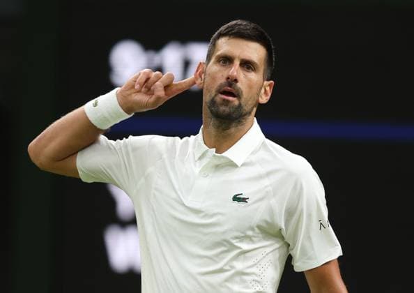 Novak Djokovic during his first round match Wimbledon Tennis Championships, Day 1, The All England Lawn Tennis and Croquet Club, London, UK - 29 Jun 2026London The All England Lawn Tennis and United Kingdom  Copyright: xKieranxMcManus Shutterstockx 16964107ha