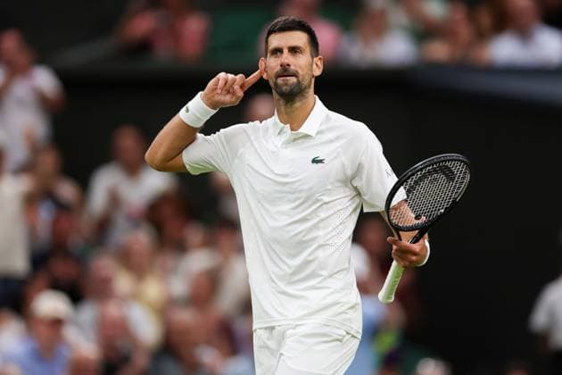 Novak Djokovic during his first round match Wimbledon Tennis Championships, Day 1, The All England Lawn Tennis and Croquet Club, London, UK - 29 Jun 2026London The All England Lawn Tennis and United Kingdom  Copyright: xKieranxMcManus Shutterstockx 16964107hf