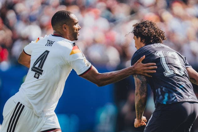 FIFA Fussball Weltmeisterschaft 2026, Sechszehntelfinale, Deutschland vs. Paraguay, 29.06.2026, Boston Stadium Jonathan Tah (Deutschland) *** 2026 FIFA World Cup, Round of 32, Germany vs. Paraguay, June 29, 2026, Boston Stadium, Jonathan Tah, Germany Copyright: xBahhoxKarax