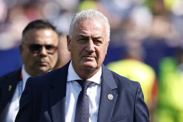 FOXBOROUGH - Paraguay manager Gustavo Alfaro during the 2026 FIFA World Cup, WM, Weltmeisterschaft, Fussball Round of 32 match between Germany and Paraguay at Boston Stadium on June 29, 2026, in Foxborough, United States. MAURICE VAN STEEN ANP FIFA World Cup 2026 - round of 32 2026 xVIxANPxSportx xMauricexvanxSteenxIVx 562399569 originalFilename: 562399569.jpg