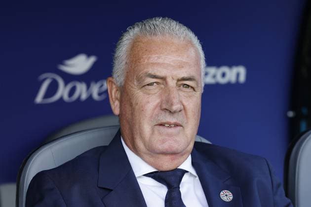 FOXBOROUGH - Paraguay manager Gustavo Alfaro during the 2026 FIFA World Cup, WM, Weltmeisterschaft, Fussball Round of 32 match between Germany and Paraguay at Boston Stadium on June 29, 2026, in Foxborough, United States. MAURICE VAN STEEN ANP FIFA World Cup 2026 - round of 32 2026 xVIxANPxSportx xMauricexvanxSteenxIVx 562400207 originalFilename: 562400207.jpg