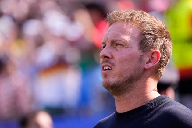 June 29, 2026, Foxborough, Massachusetts, United States: Julian Nagelsmann, head coach of Germany, looks on during the FIFA World Cup, WM, Weltmeisterschaft, Fussball 2026 Round Of 32 match between Germany and Paraguay at Boston Stadium on June 29, 2026 in Foxborough, Massachusetts. Foxborough United States - ZUMAa181 20260629_zaa_a181_025 Copyright: xJosexBretonx