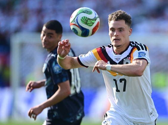 Germany v Paraguay - FIFA World Cup, WM, Weltmeisterschaft, Fussball 2026 - Round of 32 FOXBOROUGH, USA - JUNE 29: Florian Wirtz (17) of Germany in action during the 2026 FIFA World Cup Round of 32 match between Germany and Paraguay at Boston Stadium (Gillette Stadium) in Foxborough, Massachusetts, United States on June 29, 2026. Abdulhamid Hosbas Anadolu Massachusetts United States. Editorial use only. Please get in touch for any other usage.  Copyright: x2026xAnadoluxAbdulhamidxHosbasx