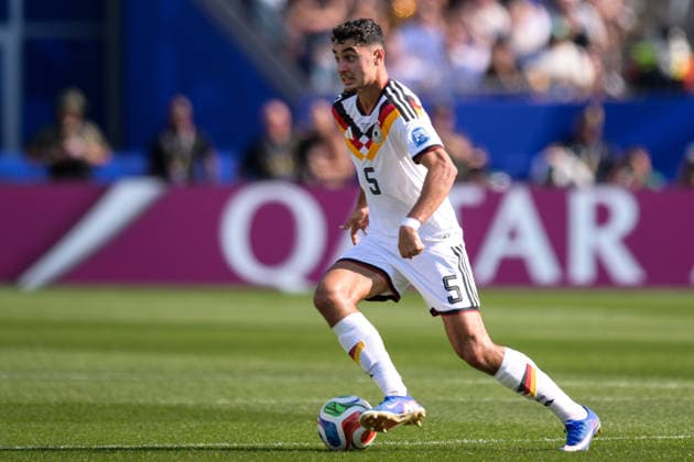 Fußball, WM 2026, 20260629, Deutschland - Paraguay. Im Bild Aleksandar PAVLOVIC (Deutschland, 5). Foxborough Boston-Stadion Massachusetts Vereinigte Staaten von Amerika *** Soccer, 2026 World Cup, 20260629, Germany vs. Paraguay. Pictured: Aleksandar PAVLOVIC, Germany, 5, Foxborough, Boston, Massachusetts, United States of America Copyright: Passion2Press MarkusxFischerx