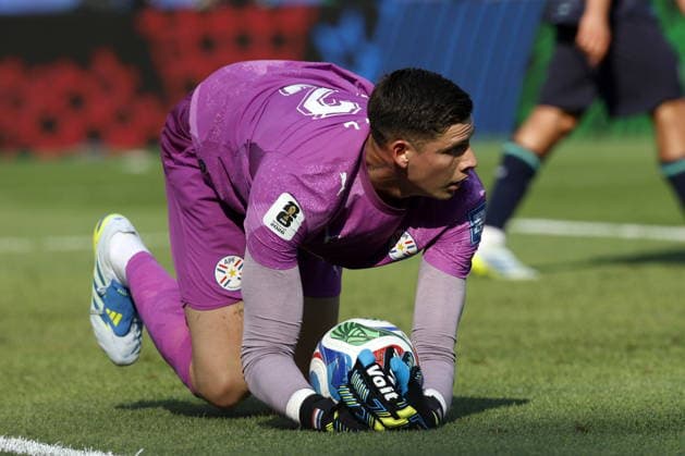 FIFA World Cup, WM, Weltmeisterschaft, Fussball 2026 - Round of 32 - Germany vs Paraguay Goalkeeper Orlando Gill of Paraguay in action during the FIFA World Cup 2026 Round of 32 match Germany against Paraguay, in Boston, Massachusetts, USA, 29 June 2026. FOXBOROUGH United States  Copyright: xGREGxCOOPERx