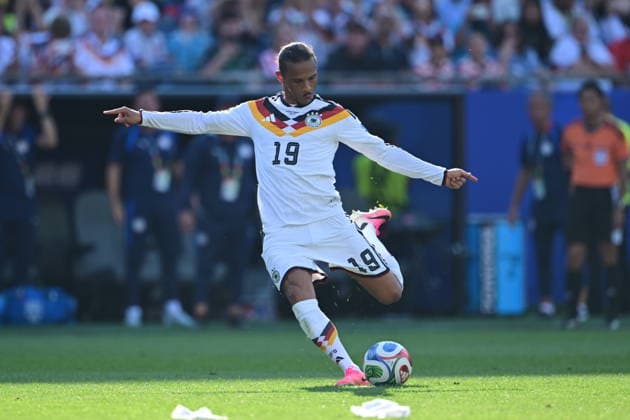Germany v Paraguay - FIFA World Cup, WM, Weltmeisterschaft, Fussball 2026 - Round of 32 FOXBOROUGH, USA - JUNE 29: Leroy Sane of Germany in action during the 2026 FIFA World Cup Round of 32 match between Germany and Paraguay at Boston Stadium (Gillette Stadium) in Foxborough, Massachusetts, United States on June 29, 2026. Abdulhamid Hosbas Anadolu Massachusetts United States. Editorial use only. Please get in touch for any other usage.  Copyright: x2026xAnadoluxAbdulhamidxHosbasx