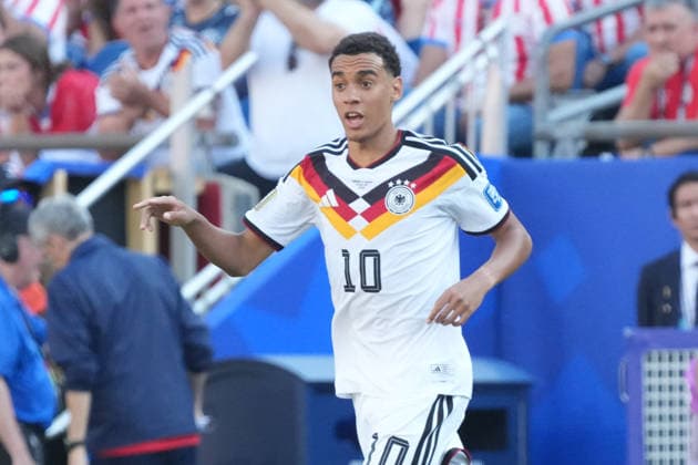 Jamal Musiala (Deutschland, Germany) - Boston 29.06.2026: Deutschland vs. Paraguay, Gilette Stadium, World Cup 26 Sechzehntel-Finale *** Jamal Musiala, Germany, Boston, June 29, 2026, Germany vs. Paraguay, Gilette Stadium, World Cup 26, Round of 32