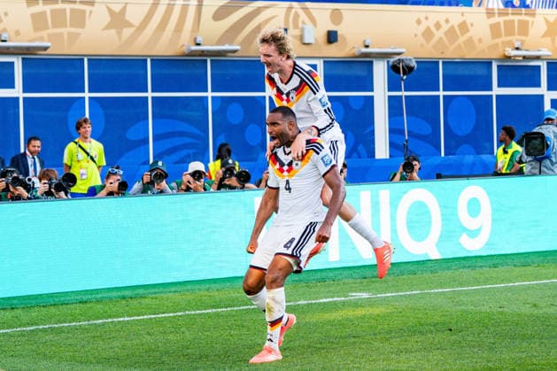 FIFA Fussball Weltmeisterschaft 2026, Sechszehntelfinale, Deutschland vs. Paraguay, 29.06.2026, Boston Stadium VAR Tor von Jonathan Tah (Deutschland) Nick Woltemade (Deutschland) *** 2026 FIFA World Cup, Round of 32, Germany vs. Paraguay, June 29, 2026, Boston Stadium, VAR goal by Jonathan Tah (Germany), Nick Woltemade (Germany) Copyright: xBahhoxKarax