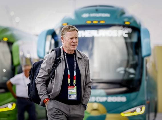 MONTERREY - Netherlands coach Ronald Koeman arrives ahead of the 2026 FIFA World Cup, WM, Weltmeisterschaft, Fussball knockout phase match between the Netherlands and Morocco at Monterrey Stadium on June 29, 2026, in Monterrey, Mexico. KOEN VAN WEEL ANP FIFA World Cup 2026 - round of 32 2026 xVIxANPxSportx xxANPxIVx 562408704 originalFilename: 562408704.jpg