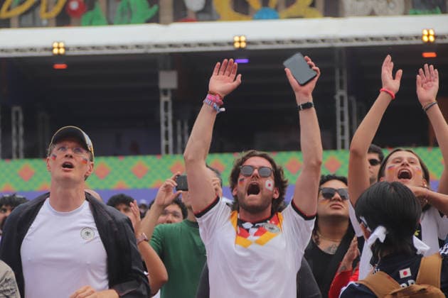 Paraguay v Germany: FIFA Fan Festival FIFA World Cup, WM, Weltmeisterschaft, Fussball 2026 German football national team, Nationalteam fans watching the FIFA World Cup round of 32 match between Paraguay and Germany on the giant screen at the FIFA World Cup Fan Fest. on June 29, 2026, in Mexico City, Mexico. (Photo by Carlos Santiagon Eyepix Group) Copyright: xCarlosxSantiagon xEyepixxGroupx CS_29062026_189570