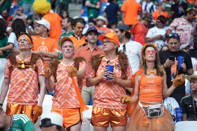 Netherlands v Morocco - FIFA World Cup, WM, Weltmeisterschaft, Fussball 2026 - Round of 32 MONTERREY, MEXICO - JUNE 29: Fans gather prior the 2026 FIFA World Cup Round of 32 match between Netherlands and Morocco at Estadio BBVA (Monterrey Stadium) in Monterrey, Mexico on June 29, 2026. Juancho Torres Anadolu Nuevo Leon Mexico. Editorial use only. Please get in touch for any other usage.  Copyright: x2026xAnadoluxJuanchoxTorresx