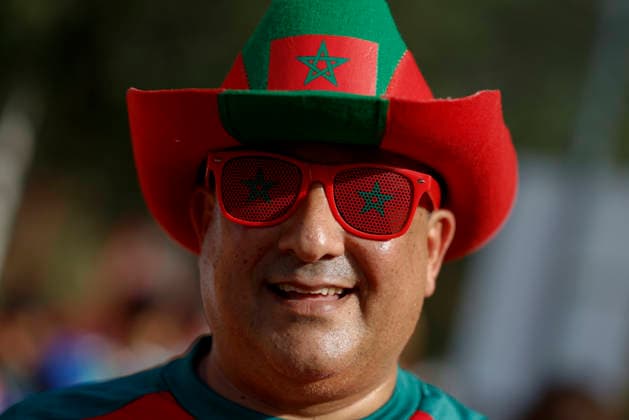June 29, 2026, Guadalupe, Nuevo Leon, Mexico: Morocco fan outside the stadium before the match between Netherlands and Morocco in the Round of 32 of the FIFA World Cup, WM, Weltmeisterschaft, Fussball 2026, at Monterrey Stadium. Guadalupe Mexico - ZUMAo125 20260629_zip_o125_002 Copyright: xAntonioxOjedax