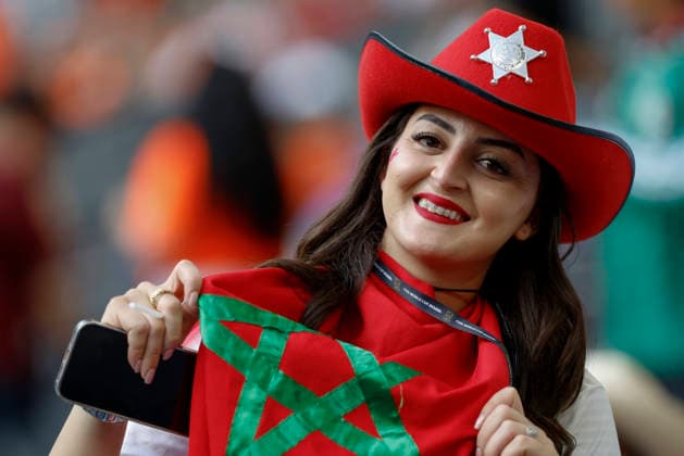 June 29, 2026, Guadalupe, Nuevo Leon, Mexico: Morocco fan inside the stadium before the match between Netherlands and Morocco in the Round of 32 of the FIFA World Cup, WM, Weltmeisterschaft, Fussball 2026, at Monterrey Stadium. FIFA World Cup 2026: Netherlands Vs Morocco  - ZUMAo125 20260629_zip_o125_001 Copyright: xAntonioxOjedax