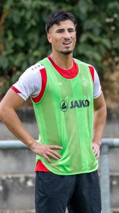 Trainingsstart bei den Würzburger Kickers, am 29.6.2026, KRE-Sportpark, Sieboldshöhe. Im Bild: Arda Süne *** Start of training with the Würzburger Kickers on June 29, 2026, at KRE Sportpark, Sieboldshöhe. Pictured: Arda Süne Copyright: HMBxMedia xHeikoxBecker
