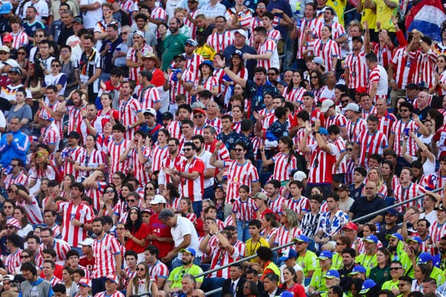 Fans before the FIFA World Cup, WM, Weltmeisterschaft, Fussball 2026 last 32 match between Germany and Paraguay at Gillette Stadium, Boston, USA on 29 June 2026. Copyright: xPeterxDovganx 45200047