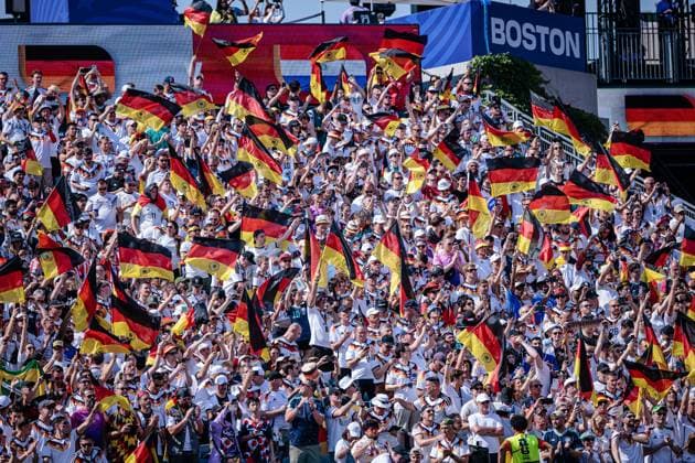 RECORD DATE NOT STATED match between Germany and Paraguay for the 2026 FIFA World Cup, WM, Weltmeisterschaft, Fussball Boston (MA), 06 29 2026 - World Cup Germany vs Paraguay - Fan during the match between Germany and Paraguay for the FIFA World Cup 2026 Round of 32 at Boston Stadium on Monday afternoon, June 29, 2026 in Boston, Massachusetts, USA. Credit: Paulo H Dias PhD Press TheNews2.(Foto: Phd Press Thenews2 imago images) SPO  Copyright: xPHDxPRESSx