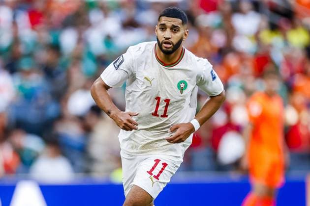 MONTERREY, 29-06-2026, Monterrey Stadium, Match between Morocco and The Netherlands during the World Cup 2026. Picture shows Morocco player Ismael Saibari Morocco - The Netherlands (World Cup 2026)  x204747038x Copyright: