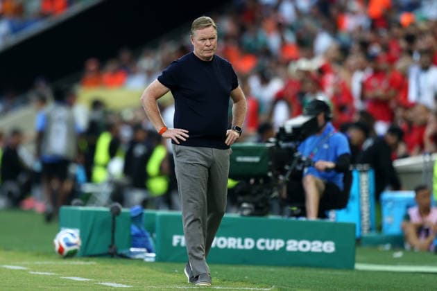 2026-06-29 Netherlands v Morocco - Round Of 32 - FIFA World Cup, WM, Weltmeisterschaft, Fussball 2026 GUADALUPE, MEXICO - JUNE 29: coach Ronald Koeman of Holland during the Round Of 32 - FIFA World Cup 2026 match between Netherlands and Morocco at Monterrey Stadium on June 29, 2026 in Guadalupe, Nuevo Leon. (Photo by BSR Agency) Guadalupe Mexico Content not available for redistribution in The Netherlands directly or indirectly through any third parties. Copyright: xBSRxAgencyx