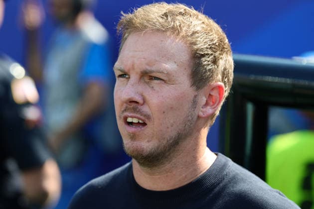 Julian Nagelsmann Head coach of Germany looks on during the FIFA World Cup, WM, Weltmeisterschaft, Fussball 2026 last 32 match between Germany and Paraguay at Gillette Stadium, Boston, USA on 29 June 2026. Copyright: xPeterxDovganx 45200086
