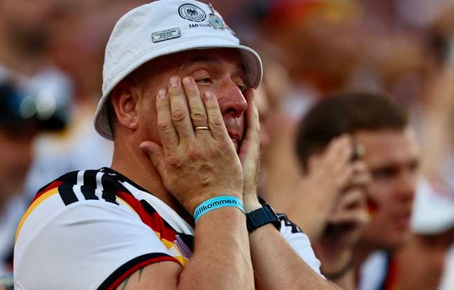 FOXBOROUGH, MASSACHUSETTS - JUNE 29: A fan looks on during the FIFA World Cup, WM, Weltmeisterschaft, Fussball 2026 Round of 32 match between Germany and Paraguay at Boston Stadium on June 29, 2026 in Foxborough, Massachusetts.  Copyright: xVCGx 111651322454