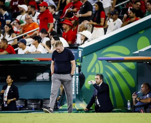 MONTERREY - Netherlands coach Ronald Koeman during the 2026 FIFA World Cup, WM, Weltmeisterschaft, Fussball knockout phase match between the Netherlands and Morocco at the Monterrey Stadium on June 29, 2026, in Monterrey, Mexico. KOEN VAN WEEL ANP FIFA World Cup 2026 - round of 32 2026 xVIxANPxSportx xxANPxIVx 562418515 originalFilename: 562418515.jpg