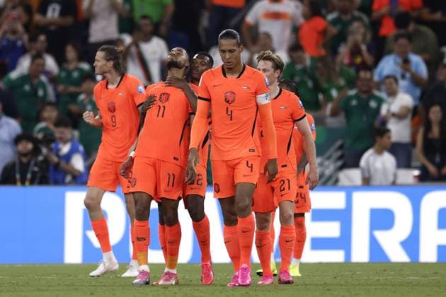 MONTERREY - Cody Gakpo of the Netherlands (11) celebrates his 1-0 goal during the FIFA 2026 World Cup knockout phase match between the Netherlands and Morocco at Monterrey Stadium on June 29, 2026 in Monterrey, Mexico. ROBIN VAN LONKHUIJSEN ANP FIFA World Cup, WM, Weltmeisterschaft, Fussball 2026 - round of 32 2026 xVIxANPxSportx xxANPxIVx 562418841 originalFilename: 562418841.jpg
