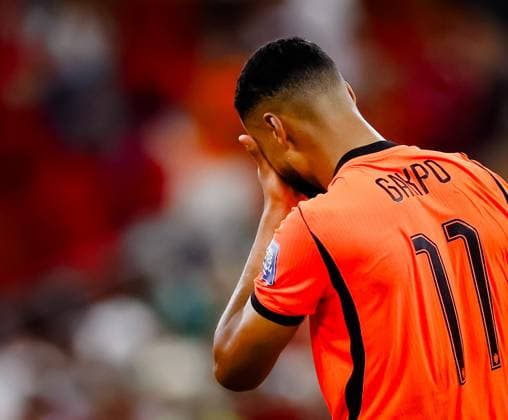 MONTERREY - Cody Gakpo of the Netherlands celebrates the 1-0 during the 2026 FIFA World Cup, WM, Weltmeisterschaft, Fussball knockout phase match between the Netherlands and Morocco at the Monterrey Stadium on June 29, 2026, in Monterrey, Mexico. KOEN VAN WEEL ANP FIFA World Cup 2026 - round of 32 2026 xVIxANPxSportx xxANPxIVx 562419118 originalFilename: 562419118.jpg