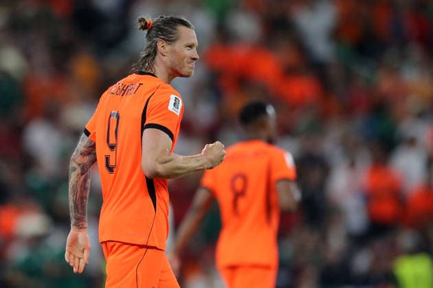 2026-06-29 Netherlands v Morocco - Round Of 32 - FIFA World Cup, WM, Weltmeisterschaft, Fussball 2026 GUADALUPE, MEXICO - JUNE 29: Wout Weghorst of Holland during the Round Of 32 - FIFA World Cup 2026 match between Netherlands and Morocco at Monterrey Stadium on June 29, 2026 in Guadalupe, Nuevo Leon. (Photo by BSR Agency) Guadalupe Mexico Content not available for redistribution in The Netherlands directly or indirectly through any third parties. Copyright: xBSRxAgencyx