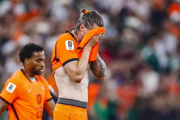 MONTERREY, 29-06-2026, Monterrey Stadium, Match between Morocco and The Netherlands during the World Cup 2026. Picture shows Netherlands player Wout Weghorst disappointment Morocco - The Netherlands (World Cup 2026)  x204748776x Copyright: