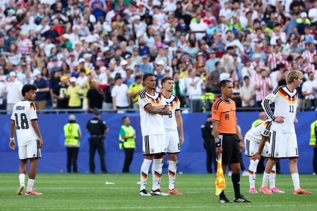 FOXBOROUGH, MASSACHUSETTS - JUNE 29: Malick Thiaw of Germany looks dejected during the FIFA World Cup, WM, Weltmeisterschaft, Fussball 2026 Round of 32 match between Germany and Paraguay at Boston Stadium on June 29, 2026 in Foxborough, Massachusetts.  Copyright: xWuxZhizhaox 111651327722