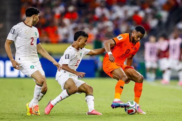 MONTERREY, 29-06-2026, Monterrey Stadium, Match between Morocco and The Netherlands during the World Cup 2026. Picture shows Netherlands player Cody Gakpo Morocco - The Netherlands (World Cup 2026)  x204748825x Copyright: