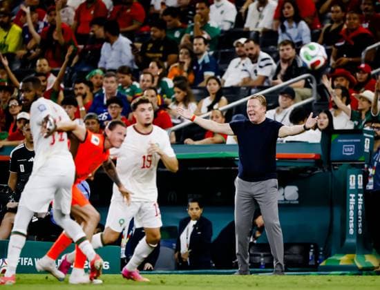 MONTERREY - Netherlands coach Ronald Koeman during the 2026 FIFA World Cup, WM, Weltmeisterschaft, Fussball knockout phase match between the Netherlands and Morocco at the Monterrey Stadium on June 29, 2026, in Monterrey, Mexico. KOEN VAN WEEL ANP FIFA World Cup 2026 - round of 32 2026 xVIxANPxSportx xxANPxIVx 562421327 originalFilename: 562421327.jpg